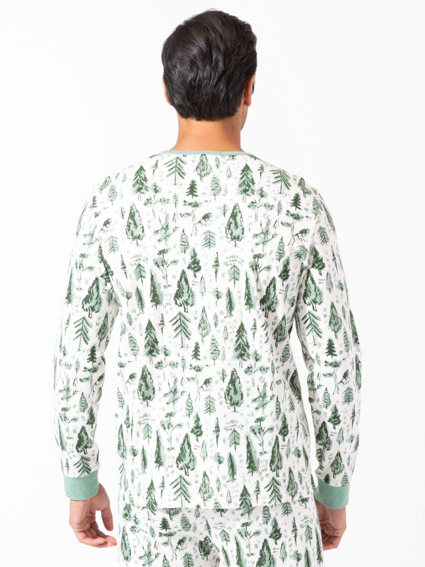 Men's Pine Forest Pajama Set Mens Pajamas Threads 4 Thought 