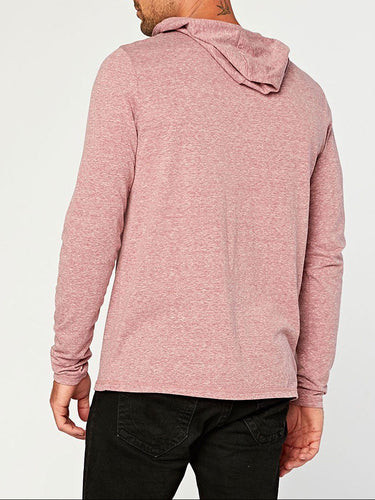 Long Sleeve Triblend Hoodie Mens Tops Threads 4 Thought