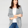 Sienna Feather Fleece Cardi Womens Outerwear Cardigans Threads 4 Thought XS Heather Grey