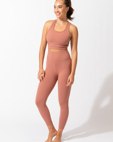 Monica High-Waisted Ankle Legging in Cinnamon – Threads 4 Thought
