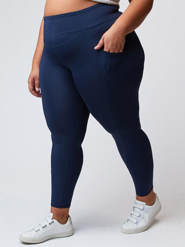 Rita Pocket High Rise 7/8 Sport Legging Womens Bottoms Leggings Threads 4 Thought XL Raw Denim