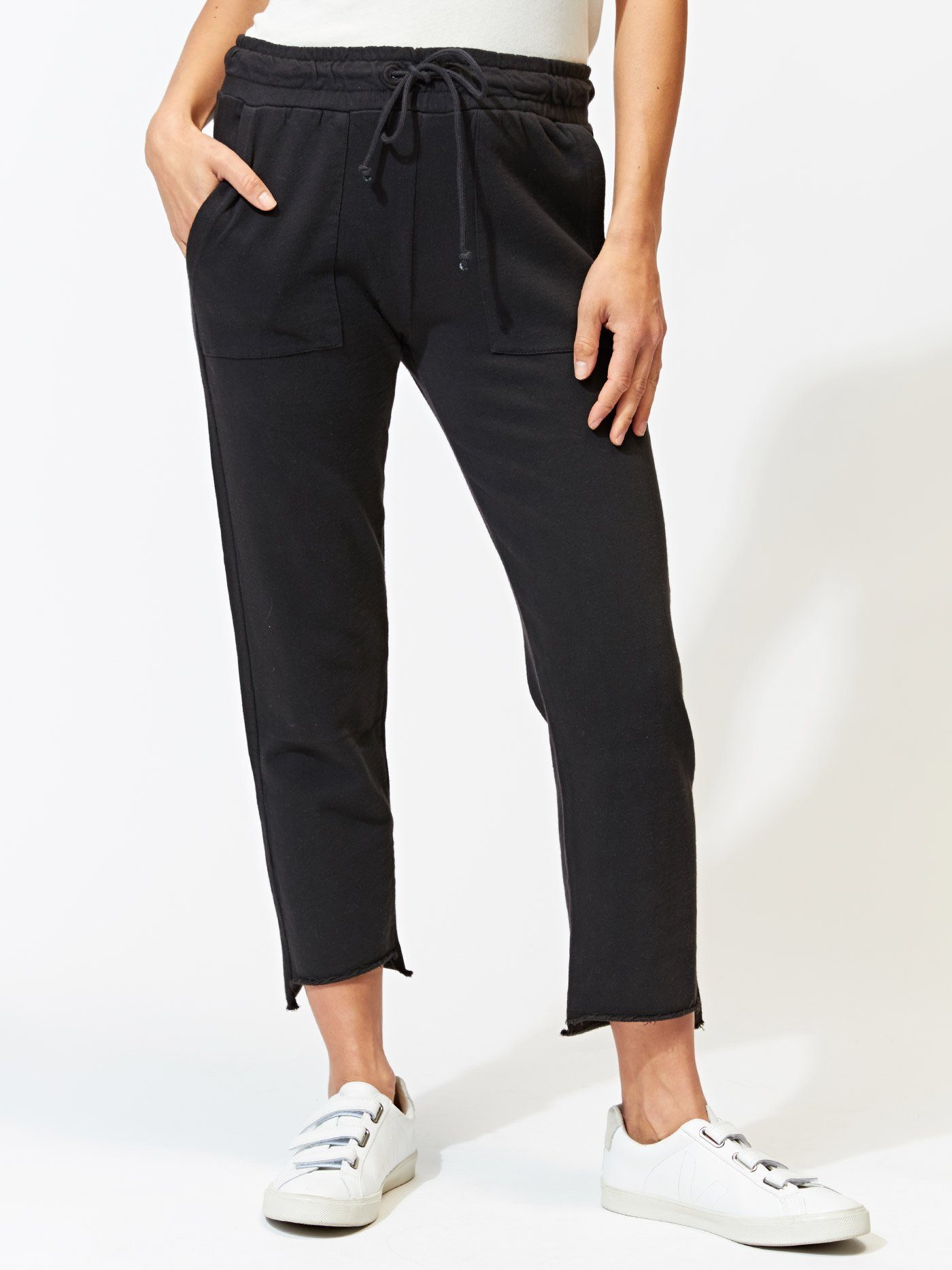 Romilly Step-Hem Jogger in Black – Threads 4 Thought