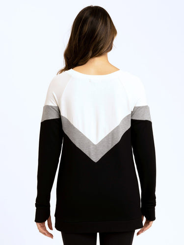 Chevron Colorblock Tunic Threads 4 Thought 