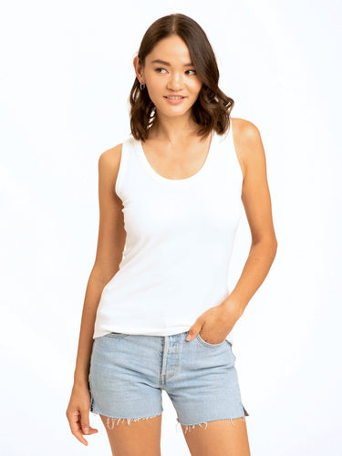 Amazonia Feather Rib Tank Womens Tops Tanks Threads 4 Thought 