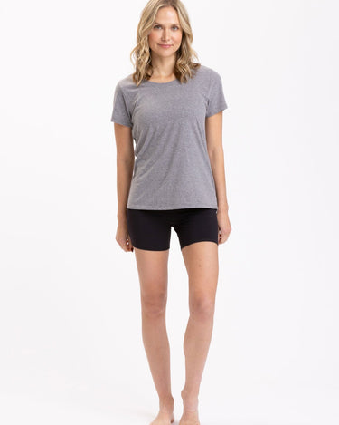 Odette Triblend Crew Tee Womens Tops Short Threads 4 Thought 
