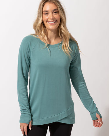 Leanna Feather Fleece Tunic Womens Tops Threads 4 Thought 