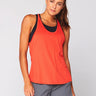 Cassia Active Tank Womens Tops Tank Threads 4 Thought XS Heather Paprika
