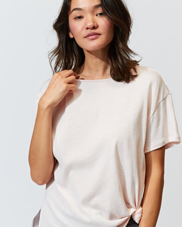 Rebekah Knotted Tee Womens Tops Tee Threads 4 Thought