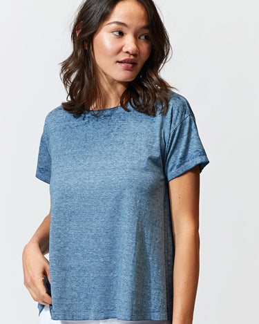 Peggy Burnout Step-Hem Tee Womens Tops Tee Threads 4 Thought