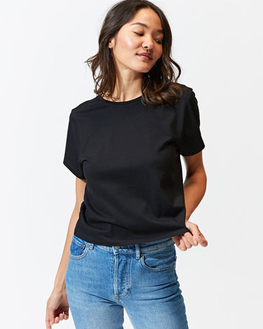 Invincible Cropped Crew Tee Womens Tops Tee Threads 4 Thought