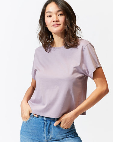 Women’s Invincible Cropped Crew Tee Womens Tops Tee Threads 4 Thought