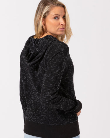 Geraldine Rhythm Slub Zip Hoodie Womens Outerwear Sweatshirt Threads 4 Thought 