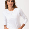 Women's Invincible Long Sleeve Scoop Neck Womens Tops Top Threads 4 Thought 