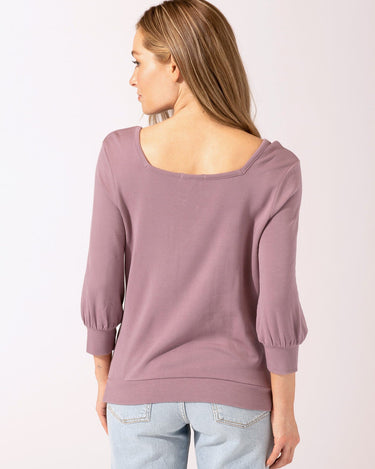 Rosalinda Square Neck Sweatshirt Womens Outerwear Sweatshirt Threads 4 Thought 