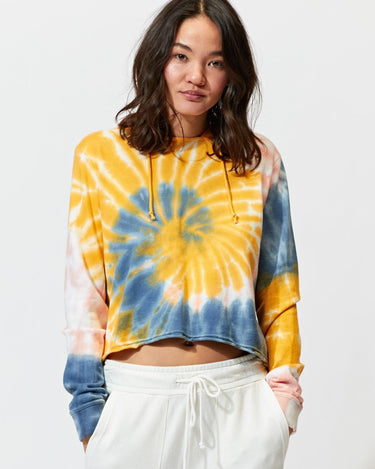 Roe Tie Dye Hoodie Womens Outerwear Hoodie Threads 4 Thought