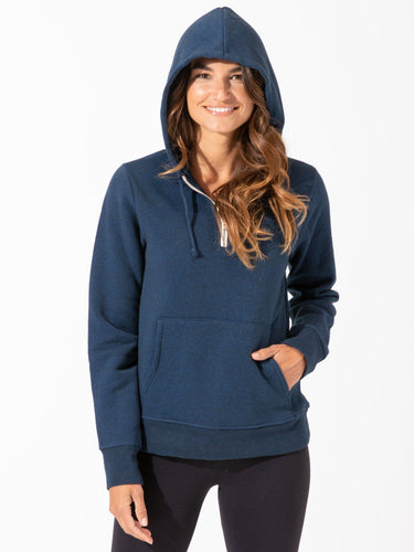 Sinead 1/4 Zip Triblend Hoodie Womens Outerwear Sweatshirt Threads 4 Thought 