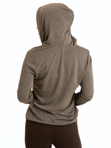 Kyanna FeatherLoop Half Zip Hoodie Womens Outerwear Sweatshirt Threads 4 Thought 