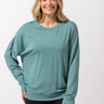Cathy Boyfriend Feather Fleece Pullover Womens Tops Threads 4 Thought 