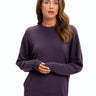 Cathy Boyfriend Feather Fleece Pullover Womens Outerwear Sweatshirt Threads 4 Thought 