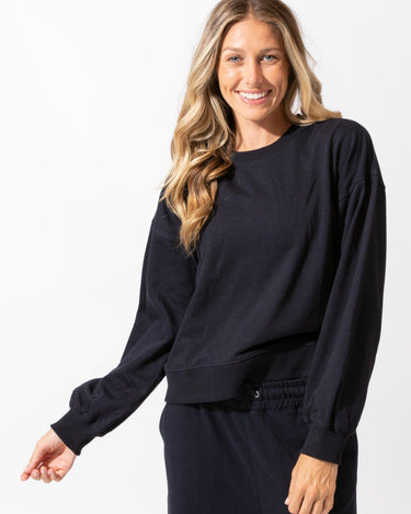 Samira Crop Sweatshirt Womens Outerwear Sweatshirt Threads 4 Thought 