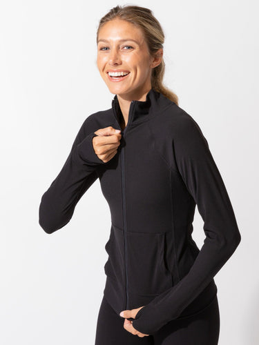Lori Active Rib Jacket Womens Outerwear Jacket Threads 4 Thought 