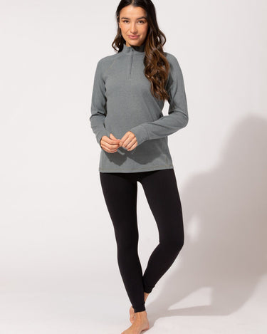 Belinda Luxe Fleece 1/4-Zip Jacket Womens Outerwear Sweatshirt Threads 4 Thought 