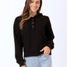 Tanisha Henley Hoodie Womens Outerwear Sweatshirt Threads 4 Thought 