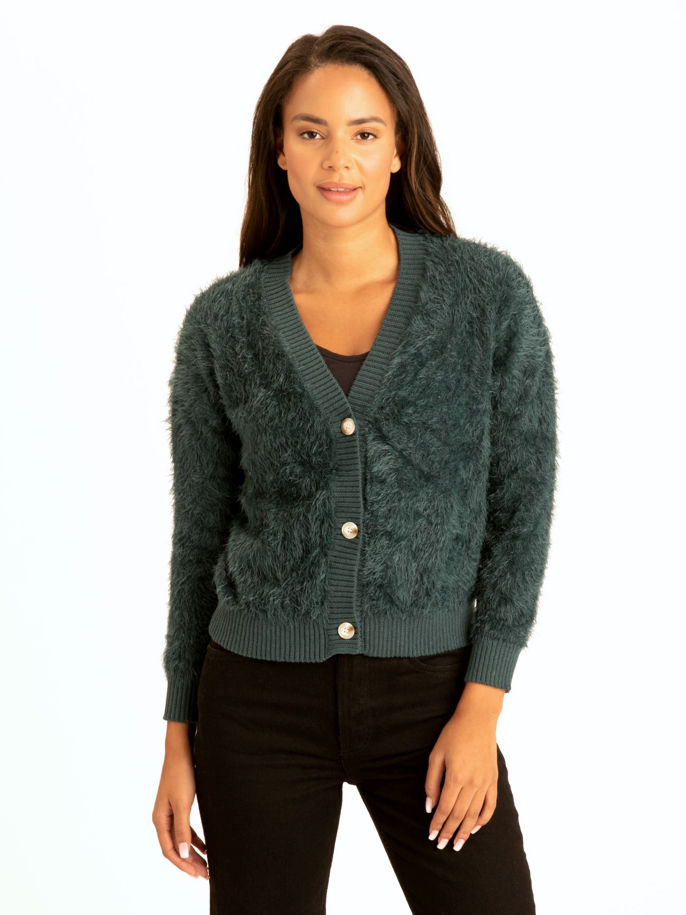 Jessa Crop Cardigan Womens Outerwear Sweater Threads 4 Thought 
