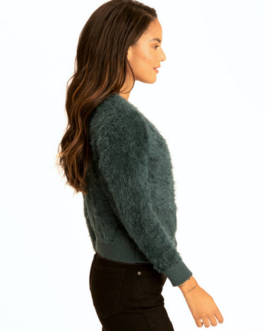 Jessa Crop Cardigan Womens Outerwear Sweater Threads 4 Thought 