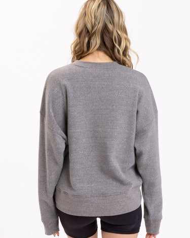 Naia Triblend Fleece Drop Shoulder Pullover Womens Outerwear Sweatshirt Threads 4 Thought 