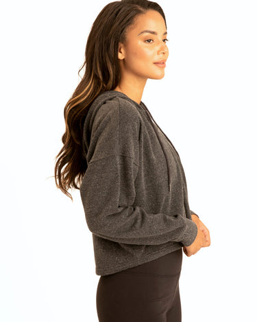 Venetia Crop Hoodie Womens Outerwear Sweatshirt Threads 4 Thought 