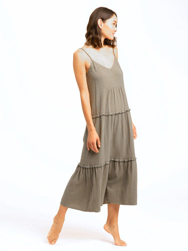 Gina Ruffle Tiered Dress Womens Dresses Threads 4 Thought 