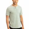 Draco Mineral Wash Short Sleeve Henley Mens Tops Tshirt Short Threads 4 Thought 