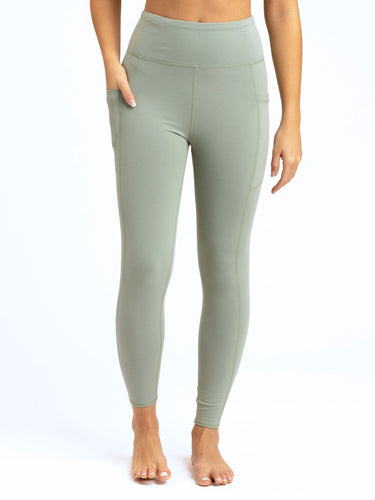 Monica Pocket High Rise 7/8 Legging 24" Womens Bottoms Leggings Threads 4 Thought 